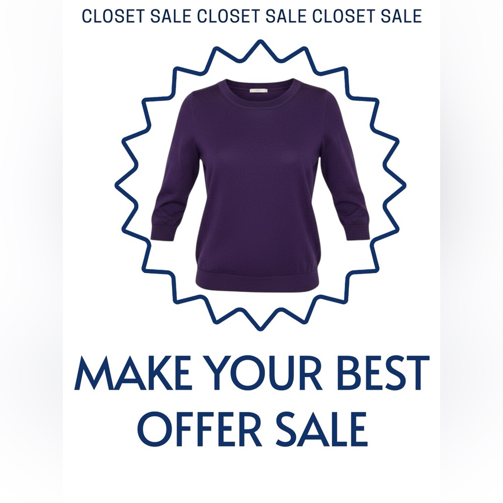J Crew Sweater | crew neck 3/4 sleeve size S